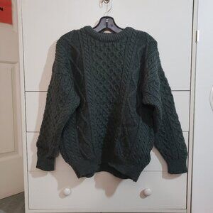 Inisfree vintage fisherman sweater 100% wool
